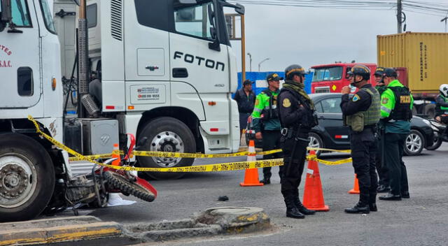 Un grave accidente de tránsito provocó la muerte de una joven madre de familia en el Callao.