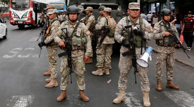 Militares saldrán a las calles de estos distritos para apoyar a los efectivos de la PNP.