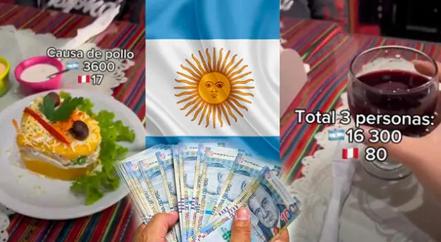 Conoce los sorprendentes precios en soles que se manejan en Argentina.