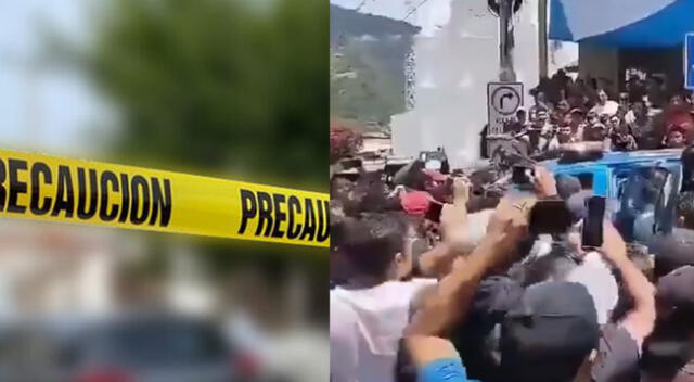 Vecinos bajan de patrulla a presuntos sicarios y los queman tras muerte de mujer en Guatemala.