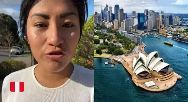 Peruana sorprende con jugosa cifra que gana trabajando en Australia de operaria de limpieza.