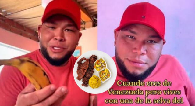 Venezolano prefiere comer tacacho con ceniza en lugar de arepa y sorprende en TikTok.