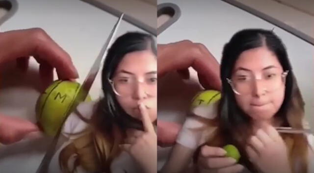 Peruana sorprende con truco para ahorrar un limón