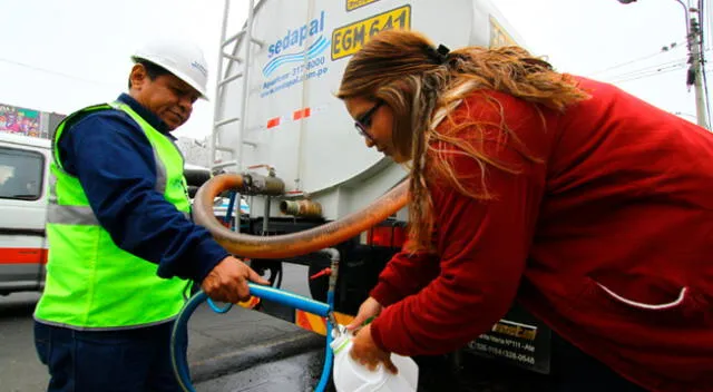 Corte de agua en distritos de Lima por 96 horas según Sedapal.