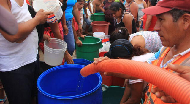 Sedapal anuncia corte de agua en 22 distritos de Lima Metropolitana.