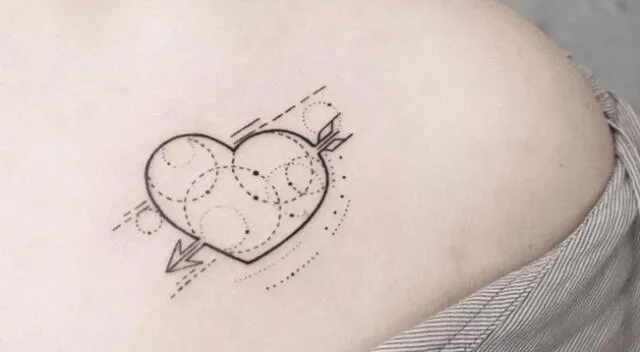 Conoce el significado del tatuaje del corazón más común.