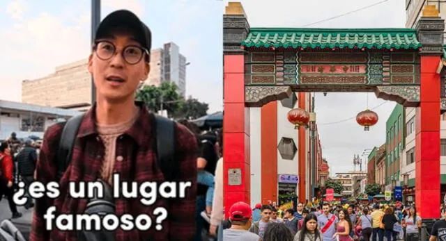 Coreano y su novia llegan al Barrio Chino de Lima y quedan en shock por la cantidad de gente