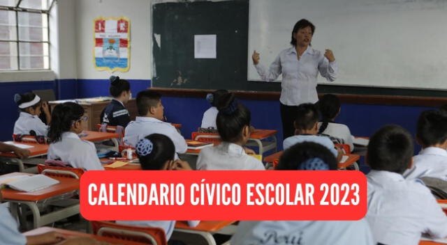 El Año Escolar 2023 culminará en el mes de diciembre, según indica el Minedu.