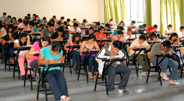 Aula universitaria de la Universidad Nacional Mayor de San Marcos (UNMSM).