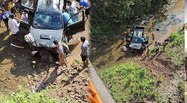 Accidente en camioneta casi deja pérdidas mortales en Huánuco.