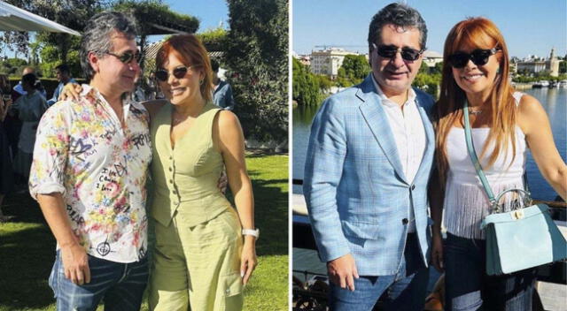 Magaly Medina y su esposo Alfredo Zambrano disfrutaron de viaje a España.