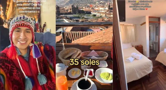 Un joven peruano encuentra un hotel a 35 soles en Cusco y datazo es viral en TikTok.