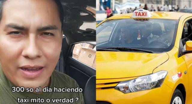 Taxista revela su secreto para ganar 300 soles al día y sorprende en TikTok.