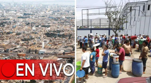 Sedapal anunció que 4 distritos serán los más afectados con el retorno del servicio del agua potable.