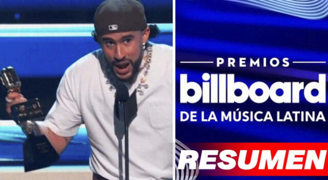 Premios Billboard de la Música Latina 2023: ¡Bad Bunny es el "Artista del Año"!