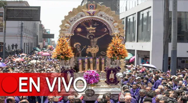 Este sábado 7 de octubre se iniciará la procesión del Señor de los Milagros.