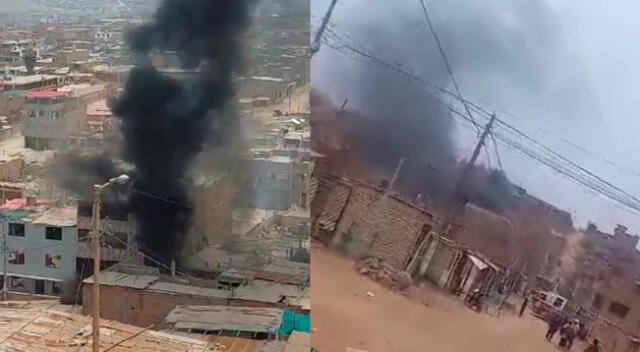 Fuego ocurre en asentamiento humano del distrito de Carabayllo.