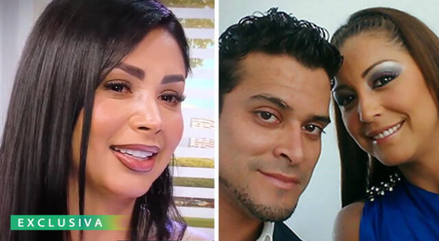 Pamela Franco felicitó a Christian Domínguez y Karla Tarazona por haber limado sus asperezas.