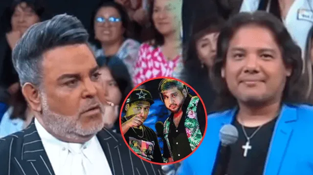 Tony Can, imitador de Sandro, se presenta en 'Sábado con Andrés'.