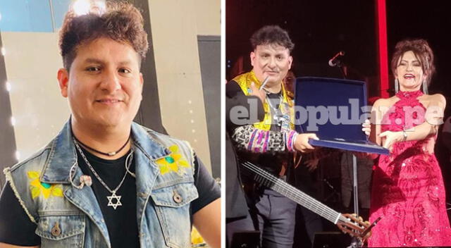 Max Castro condecorado en concierto por sus 35 años.