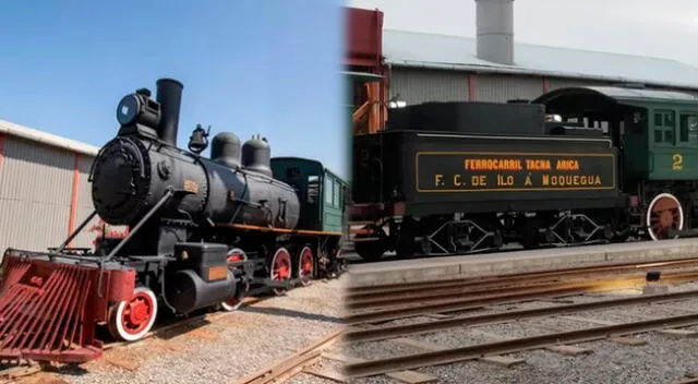 Museo Ferroviario de Tacna cuenta con diversos salones de exposición.