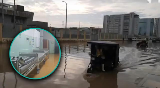 Lluvias hacen colapsar techos de hospitales en chiclayo
