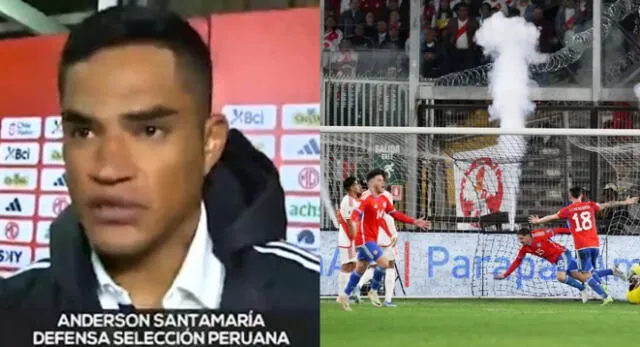 Anderson Santamaría responde sobre el segundo gol de Chile en el Estadio Monumental.