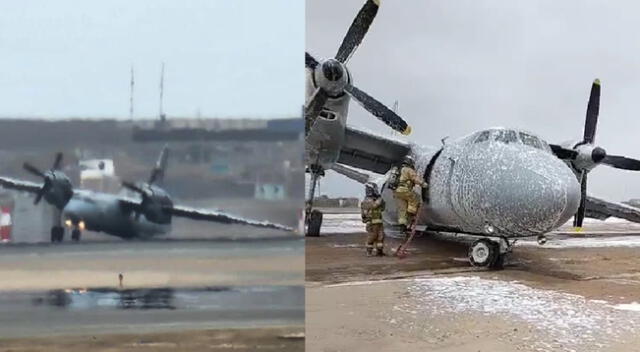 Avión realiza aterrizaje de emergencia en aeropuerto chalaco.