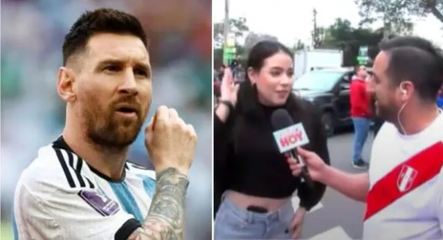 Aficionada nacional reveló lo que haría si ve a Lionel Messi.