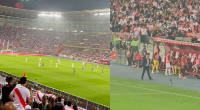 “¡Fuera Reynoso!” gritaron peruanos en el Nacional al caer feo ante Argentina y cámara capta su reacción.