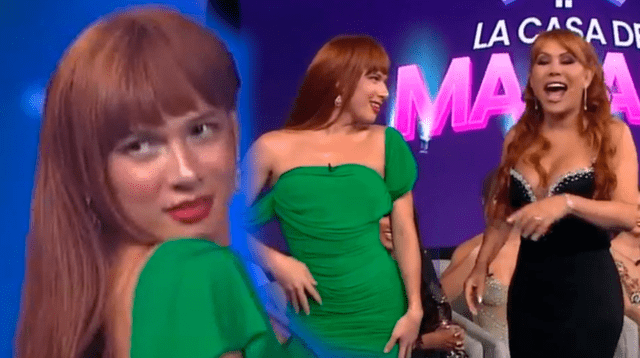 La Uchulú sorprende con lindo vestido en la gala de La casa de Magaly.