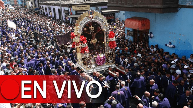 Este jueves 19 de octubre se iniciará la tercera procesión del Señor de los Milagros.