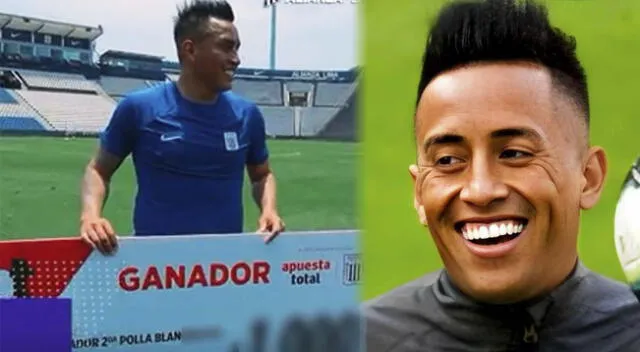 Christian Cueva tiene noble gesto tras ganar apuesta.