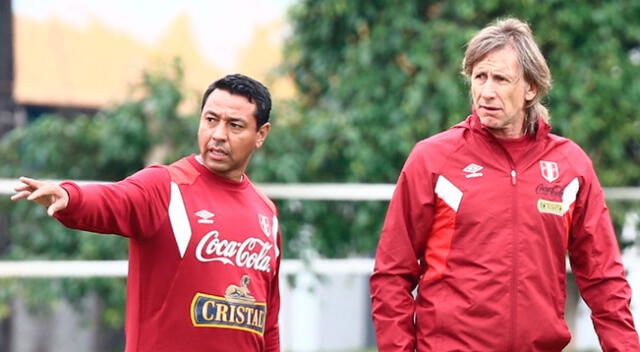 Nolberto Solano fue asistente de Ricardo Gareca en la selección.