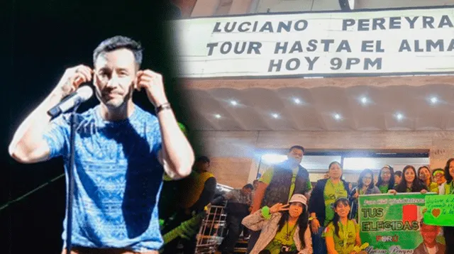 Luciano Pereyra dio esperado concierto en Lima.