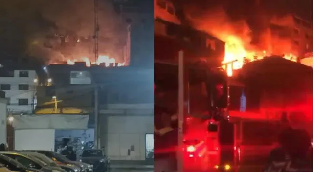 El incendio no puede ser controlado por falta de agua.