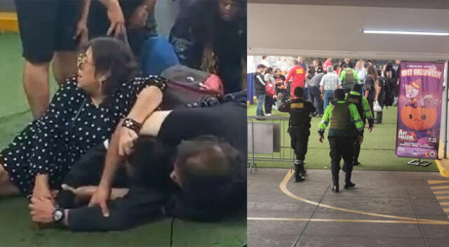 Sujeto ingresa con cuchillo al Centro comercial de Arenales y ataca a tres personas.