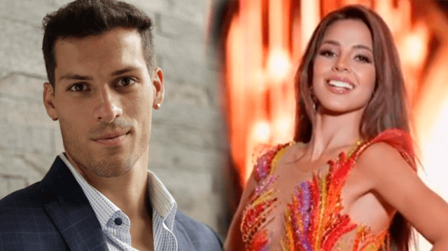 Patricio Parodi le muestra su apoyo a Luciana Fuster previo a la final del Miss Grand International.