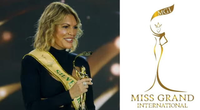 La presidenta del Miss Perú, Jessica Newton, fue honrada en el Miss Grand junto a otras figuras de certamenes internacionales