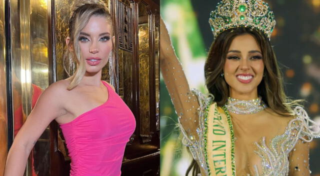 Flavia Laos compartió algunas historias en su Instagram cuando Luciana Fuster se llevó la corona del Miss Grand.