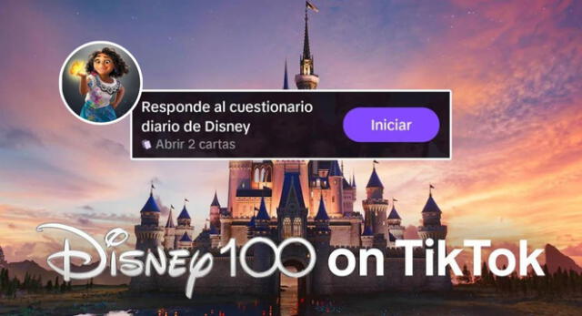 Cartas Disney 100 años en TikTok: mira AQUÍ las respuestas del cuestionario de HOY 26 de octubre
