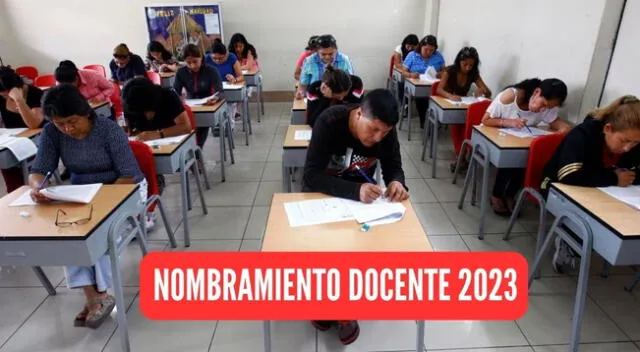 El Ministerio de Educación (Minedu) publicó los resultados preliminares del concurso público Nombramiento Docente 2023.