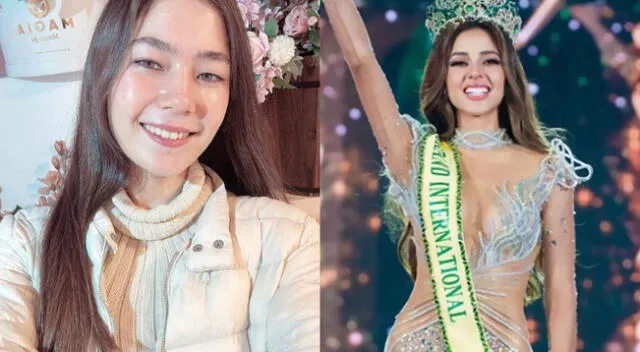 Kyara Villanella felicitó a Luciana Fuster por ganar el Miss Grand International 2023.