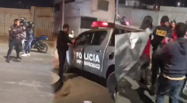 Policías realizan accidentado operativo en Trujillo y dejan heridos.