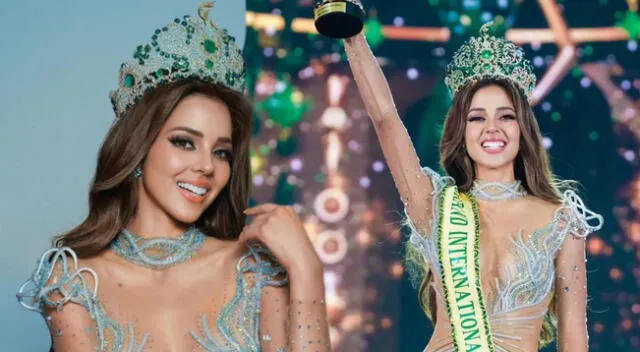 Luciana Fuster se luce con corona millonaria del Miss Grand International 2023.