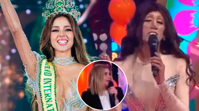 Luciana Fuster es imitada en 'El reventonazo de la Chola' tras ganar el Miss Grand International.