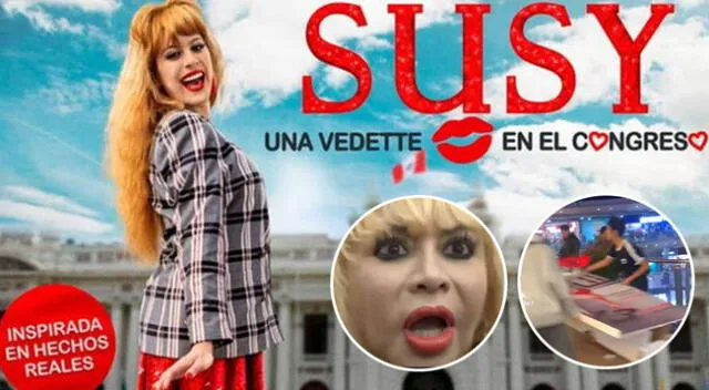 Standee de película de Susy Díaz casi es robada en Cinemark a dos días de su estreno.