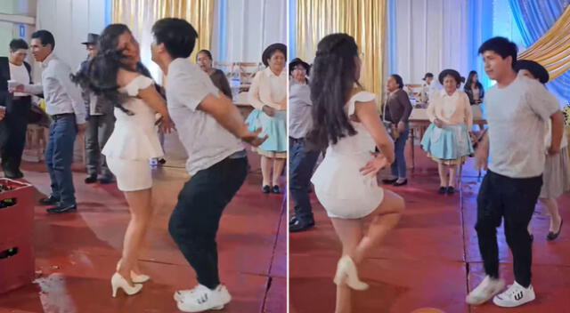 Peruanos causan sensación bailando huaylas y es furor en redes sociales.