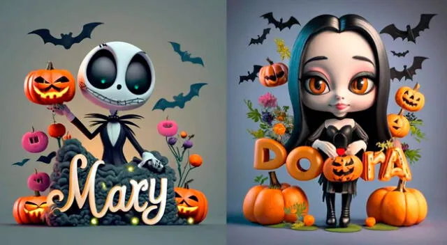 ¡Imperdible! Vive Halloween con un diseño 3D de tu nombre gracias a Ideogram.