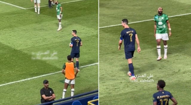 Cristiano Ronaldo y su impensada reacción cuando le gritaron “¡Messi!” varias veces es viral.